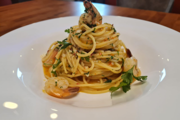 Spaghetti Gamberi ( Aglio Olio)